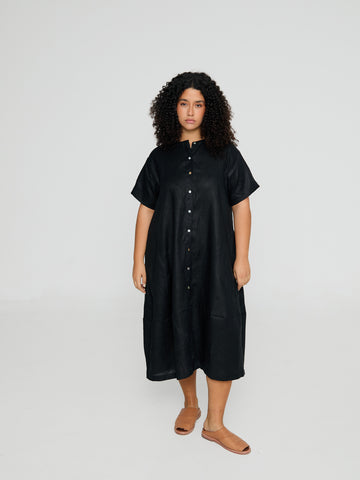 Chemise Riacho Doce - Linho Preto
