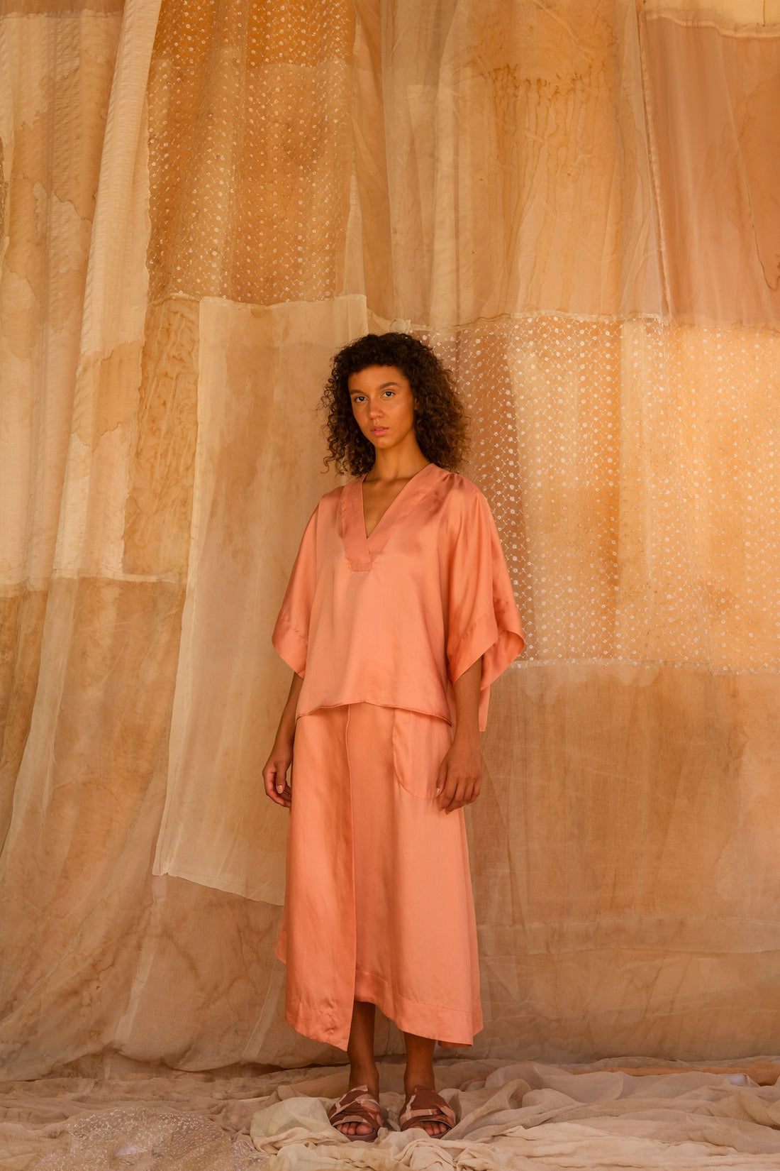 Blusa Fernanda - Goiaba