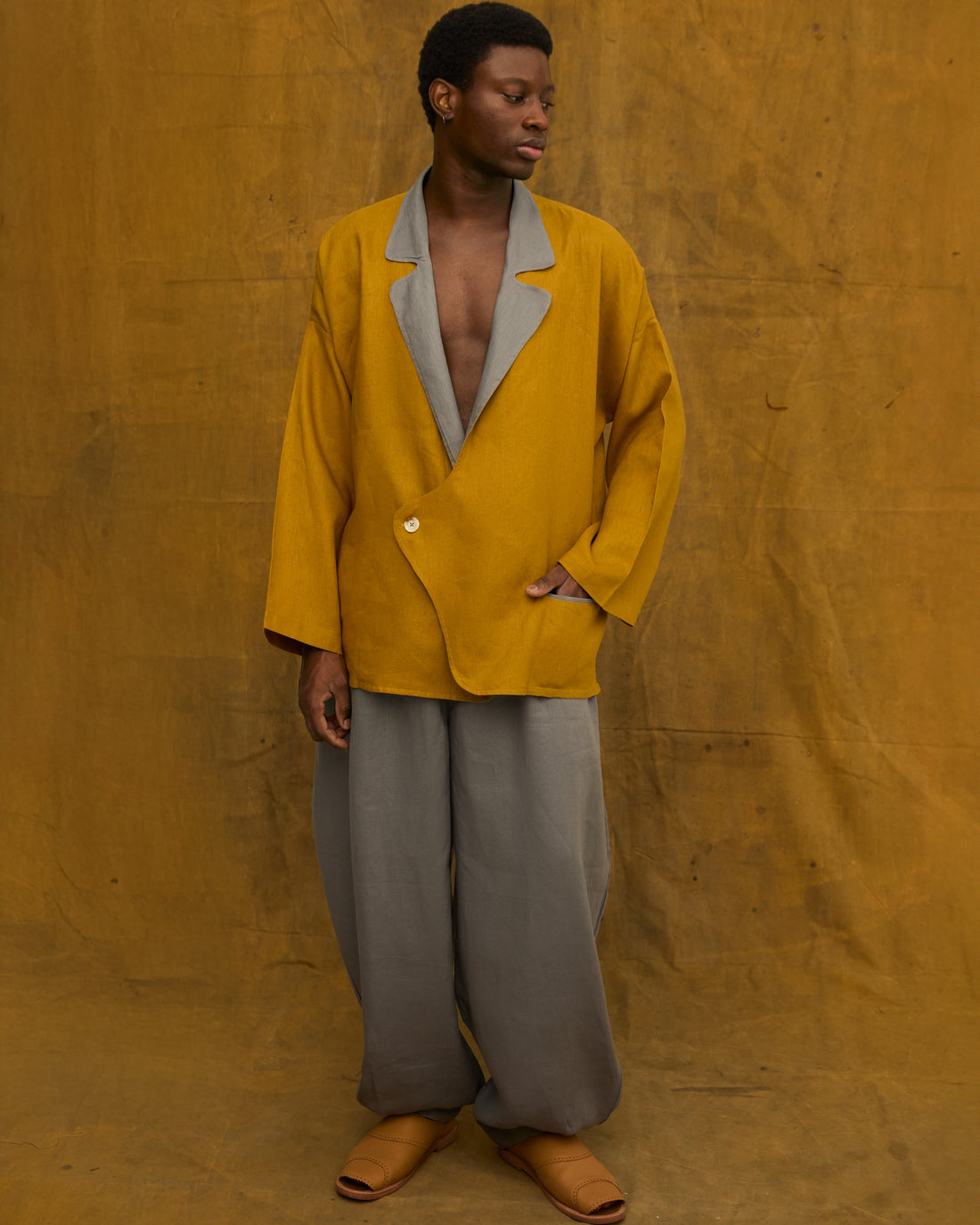 Calça Mariquinha Linho Níquel