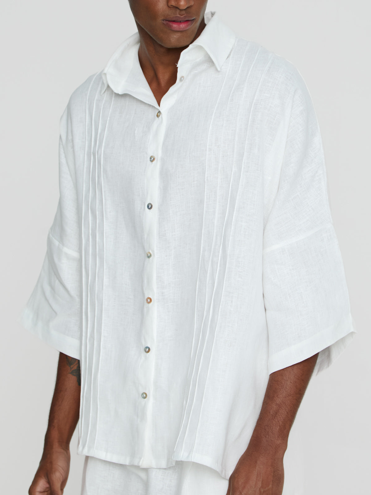Camisa Dalton - Linho Branco