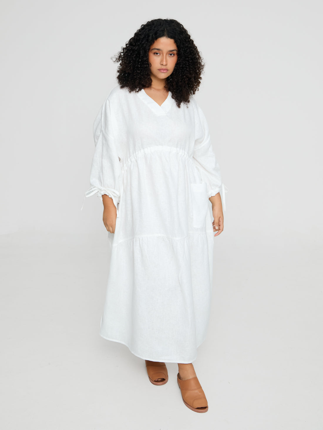 Vestido Volúpia - Linho Branco