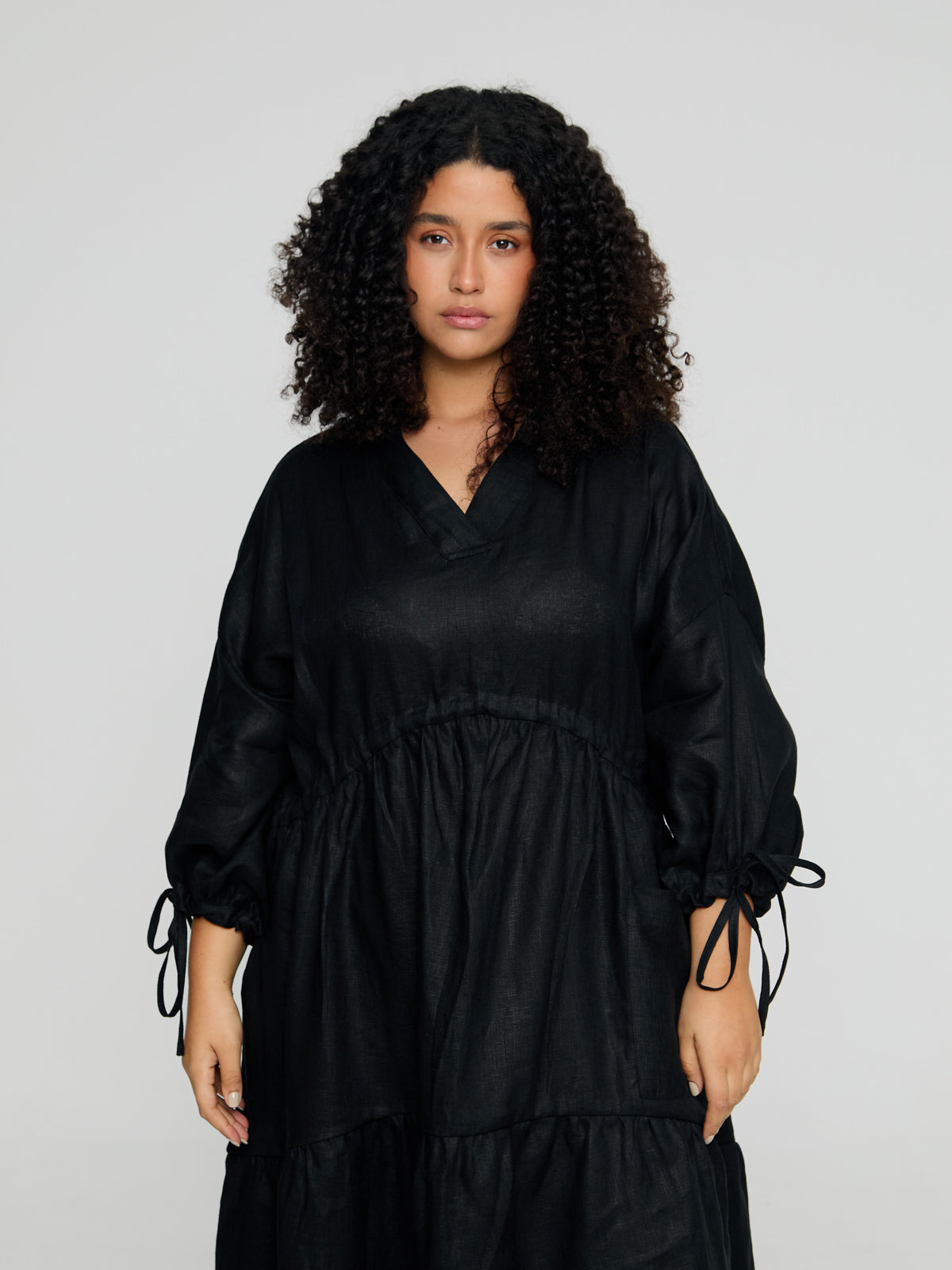 Vestido Volúpia - Linho Preto