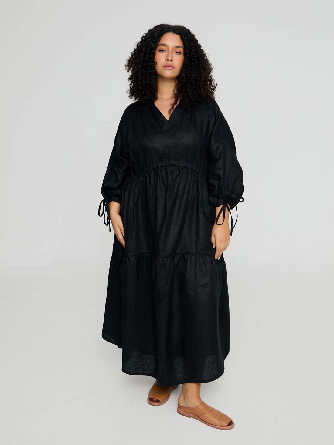 Vestido Volúpia - Linho Preto