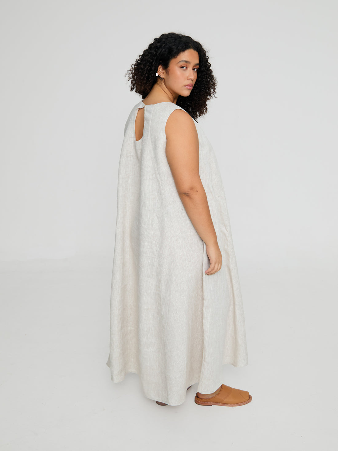 Vestido Caninha - Linho Cru
