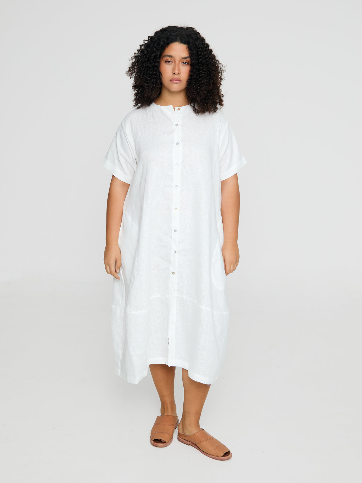Chemise Riacho Doce - Linho Branco