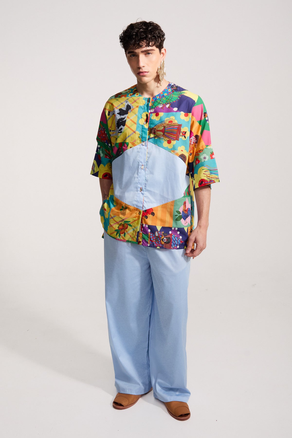 Calça Getúlio Lisa - Azul Céu