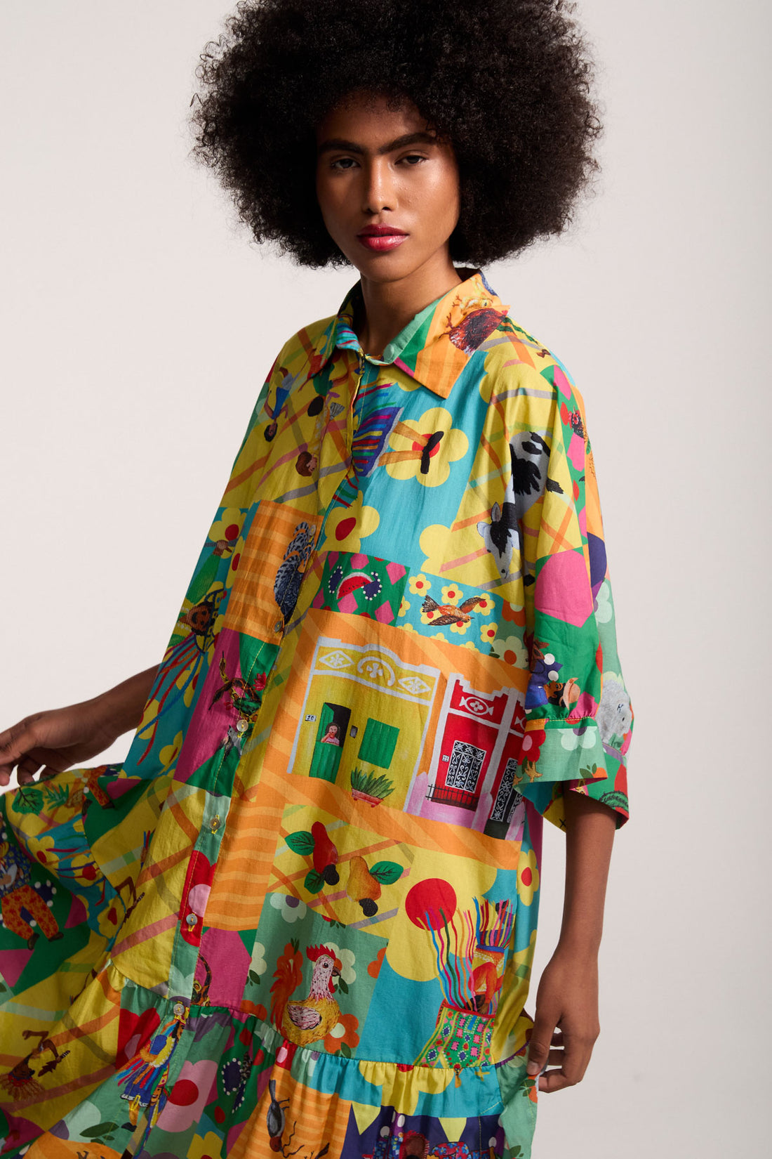 Chemise Alda Estampa Cabocla