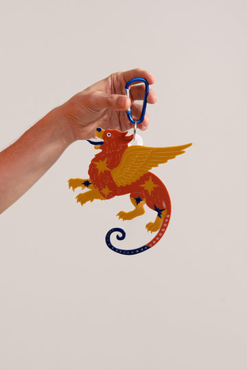 Monstrinhos Acrílicos - Lobo Alado