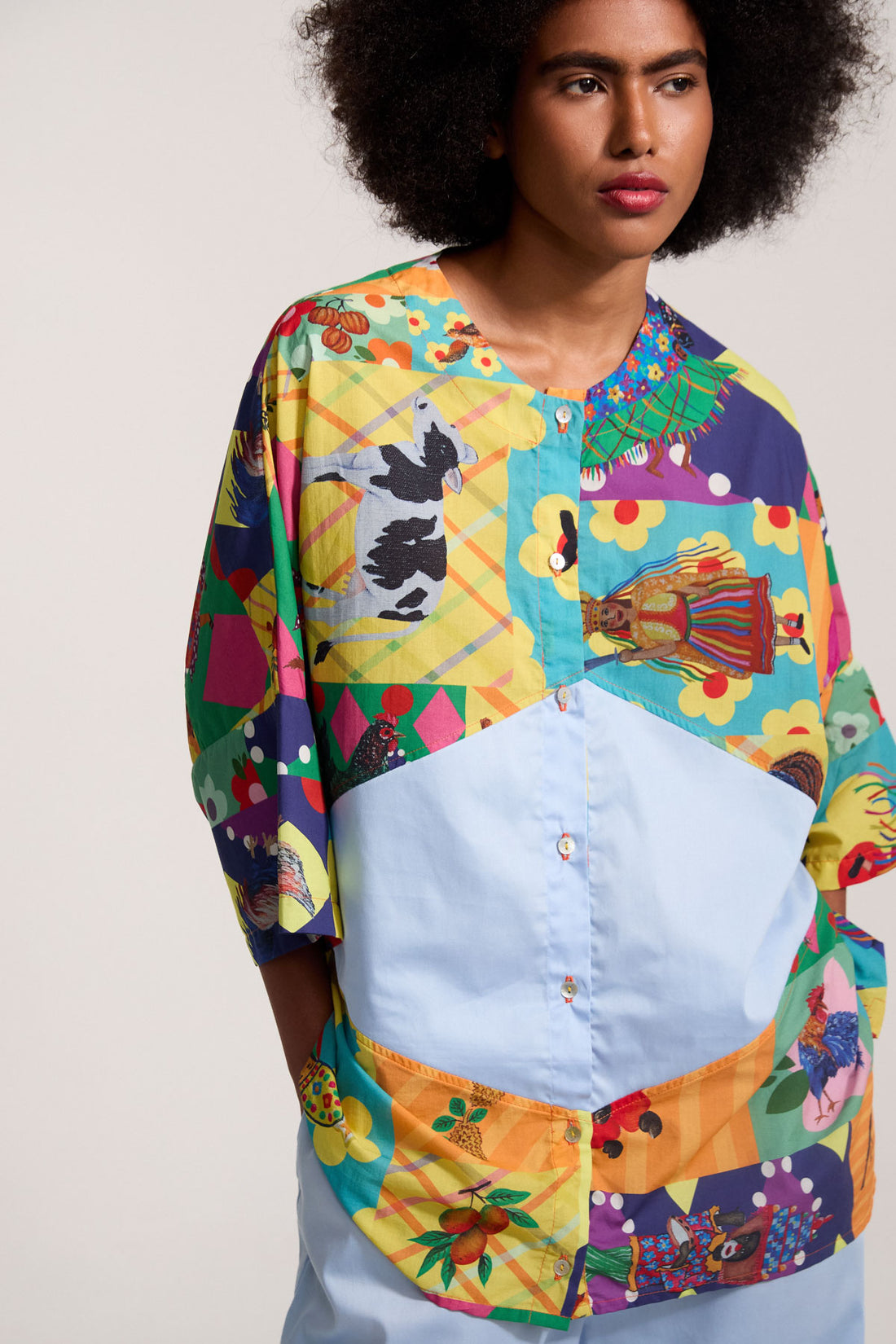 Camisa Dorival Estampa Cabocla