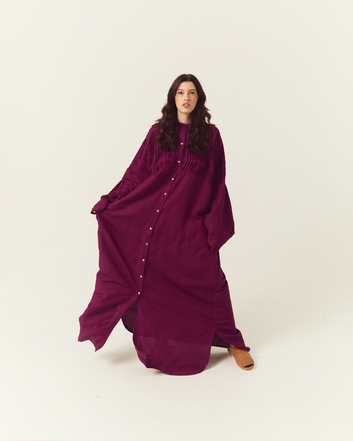 Chemise Getúlio - Roxo Cana