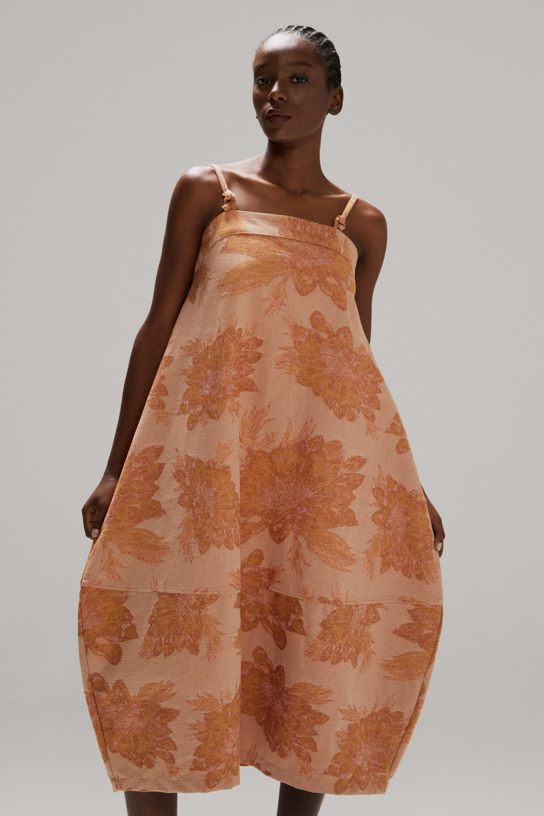 Vestido Néli Jacquard Chitão