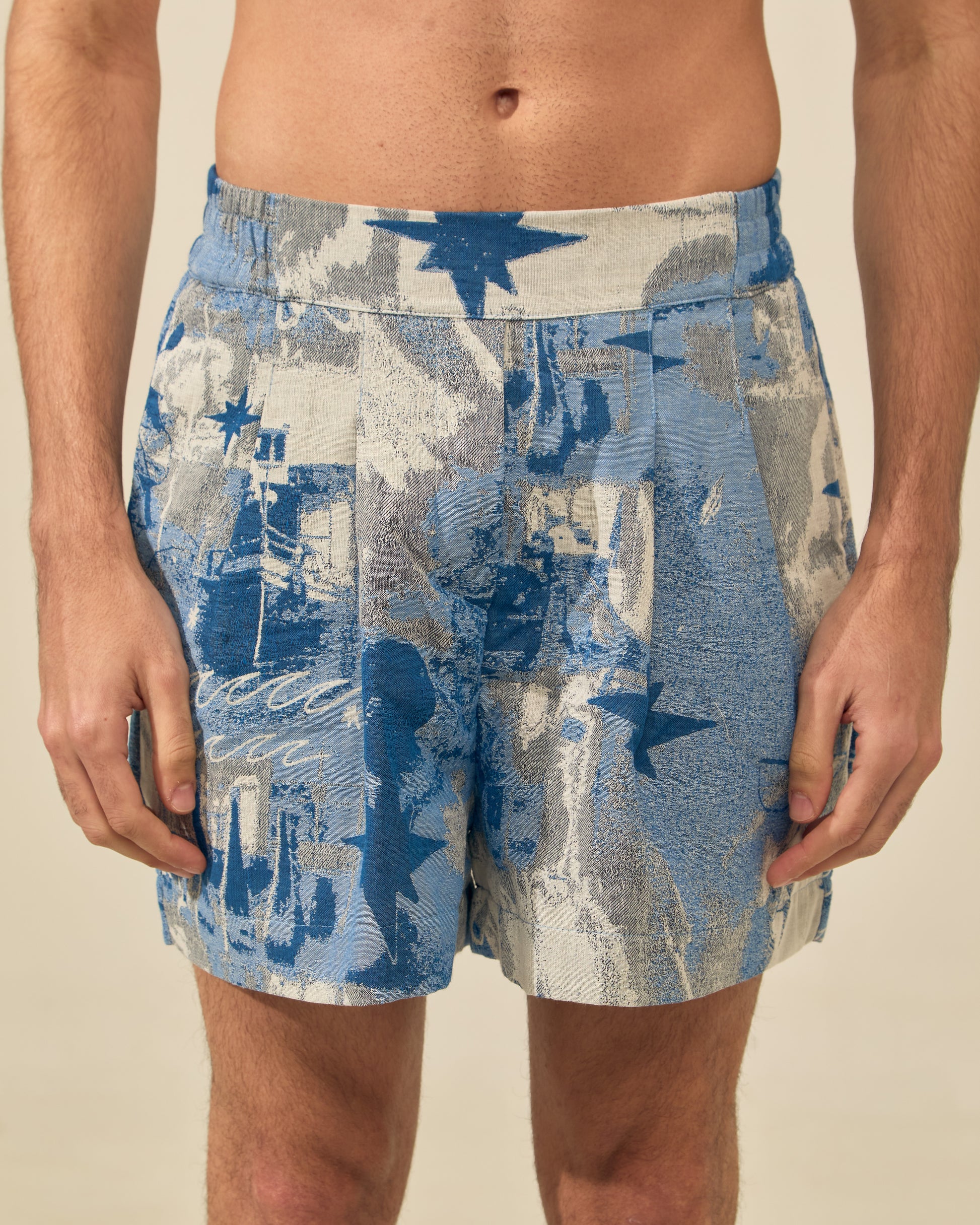 Short Cleyton Jacquard Fotográfico 1