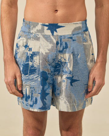 Short Cleyton Jacquard Fotográfico 1